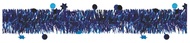 Tinsel Garland w/Stars 200 cm 4. BLUE