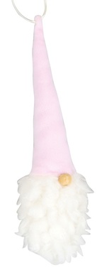 Hanging Gnome with Pink Hat 18 cm 