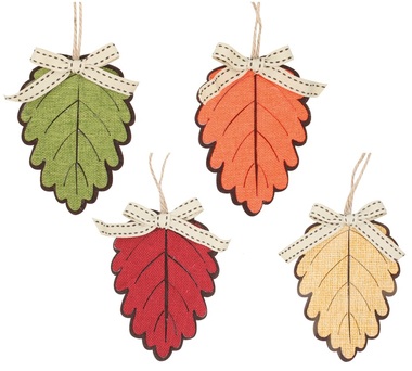 Hanging Fabric Leaf 10 cm