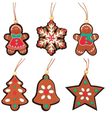 Hanging Gingerbread Decoration 9 cm