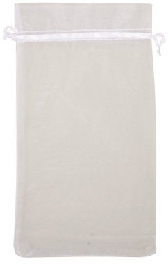 White Organza Bag 15x27 cm