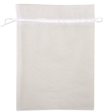 White Organza Bag 26x35 cm