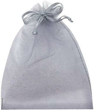 Grey Organza Bag 9x12cm