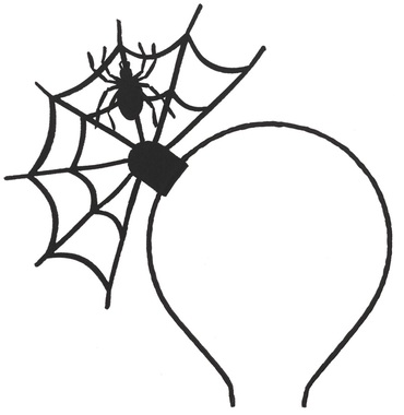 Headband Halloween - Spiderweb