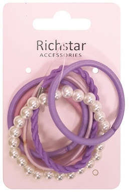 Elastic Hair Ties 4,5 cm, 8 pcs