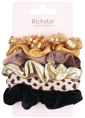 Textile Hair Bands 6 pcs