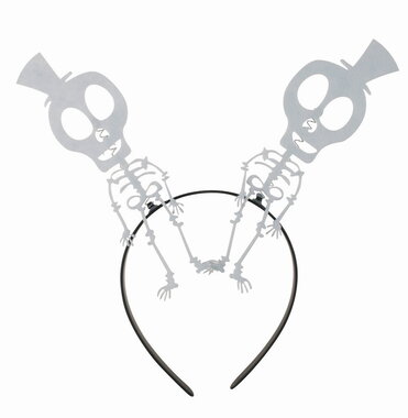Skeletons Headband on a Spring