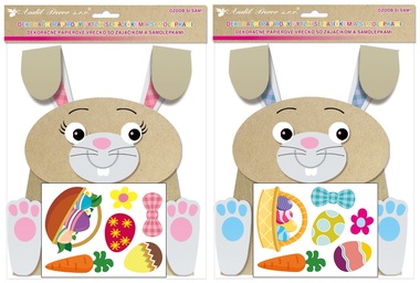 Easter Paper Bag-Rabbit 19x22 cm