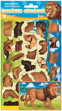  Puzzle Sticker 14 x 25 cm, Lion