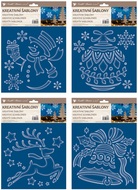 Creative Plastic Stencils - Assorted Designs 25 x 35 cm 