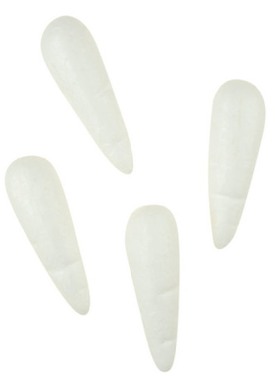 Polystyrene Parts – Carrots 8 cm, 4 pcs