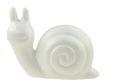 Polystyrene Snail 16 x 11 cm