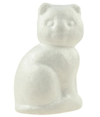 Polystyrene Cat 11 x 17 cm