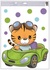 Decorative Window Cling – Little Tiger