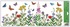 Decorative Window Cling – Blooming meadow with butterflies