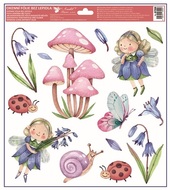 Decorative Window Cling – Blue fairies