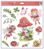 Decorative Window Cling – Red fairies with ladybug