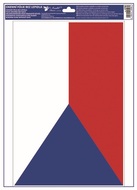 Decorative Window Cling – Czech flag (1 pc.)