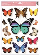 Decorative Window Cling – Colorful butterflies (14 pcs)