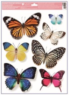 Decorative Window Cling – Colorful butterflies (7 pcs)