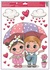 Decorative Window Cling – Boy and girl under an umbrella