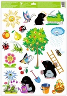 Decorative Window Cling – Mole in the garden