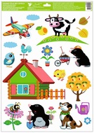 Decorative Window Cling – Mole at the house