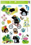 Decorative Window Cling – Mole on a trip