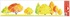 Decorative Window Cling – Trees in shades of yellow, orange and light green