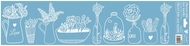 Decorative Window Cling – Flower Pots