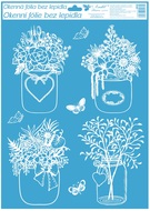 Decorative Window Cling – Glasses