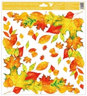 Decorative Window Cling – Corner Leaves