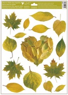 Decorative Window Cling – Heart of green Leaves
