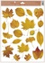 Decorative Window Cling – Yellow Leaves