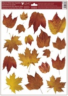Decorative Window Cling – Brown Leaves