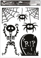 Decorative Window Cling – Skeletons