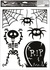 Decorative Window Cling – Skeletons