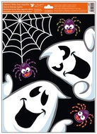 Decorative Window Cling – Black background