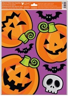 Decorative Window Cling – Purple background