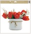 Decorative Window Cling – Red Tulips
