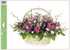Decorative Window Cling – Meadow Flowers with Roses