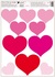 Decorative Window Cling – Large Hearts
