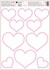 Decorative Window Cling – Large White Hearts