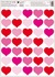 Decorative Window Cling – Coloured Hearts