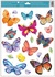 Decorative Window Cling – Butterflies in Orange, Blue and Purple Tones