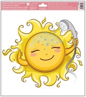 Decorative Window Cling – Sunshine with Shower