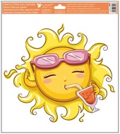 Decorative Window Cling – Sunshine with Lemonade