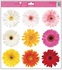 Decorative Window Cling – Large Red Flowers