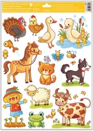 Decorative Window Cling – with Scarecrow