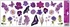 Decorative Window Cling – Purple Meadow